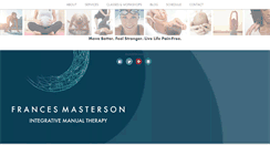 Desktop Screenshot of francesmasterson.com