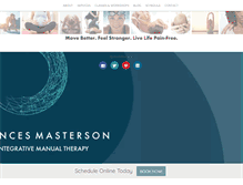 Tablet Screenshot of francesmasterson.com